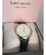 Kate Spade Black Leather Women’s Metro Monogram Watch &quot;C&quot;  Watch NEW - $264.90 CAD