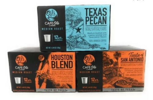 Primary image for Cafe Ole Taste of Texas Gourmet Coffee K Cups Gift Assortment, 12ct. (36 Cups)