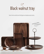 Black walnut Japanese-style tray, various styles - £19.65 GBP+