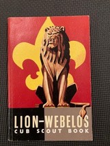 1954 Lion-Webelos Cub Scout Book, Vintage Boy Scouts of America BSA - £3.60 GBP