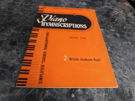 Piano Hymnscriptions book 1 one by Wilda Jackson Auld - £2.38 GBP