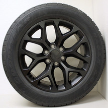 Chevy Silverado Suburban Tahoe 20&quot; Satin Black Snowflake Wheels Goodyear Tires - £1,716.46 GBP