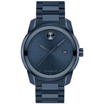 Movado Men&#39;s Bold Verso Blue Dial Watch - 3600862 - £457.21 GBP