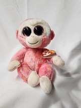 Ty Beanie Boos  Ruby 6&quot; Monkey with all tags attached  Birthday 8/23 - £10.31 GBP