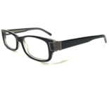 Ray-Ban Eyeglasses Frames Black Gunmetal Gray Rectangular Full Rim 52-16... - $74.75
