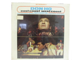 Don Ho East Coast West Coast Recorded Live 33 rpm Vinyl LP Preowned Vintage 1967 - £9.40 GBP