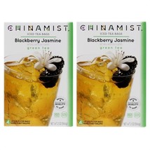 China Mist - Blackberry Jasmine Green Tea Infusion, 1/2 oz Filter Bags (2 PACK) - £15.79 GBP