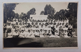 Egypt photo Old Vintage Photo Ladies and Girls in a Coptic Conference - £8.60 GBP