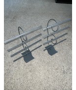 Metal Silver Tone 4 Tier Jewelry Organizer Display Stands Lot Of 2 - $41.64 CAD
