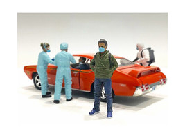 Hazmat Crew Figurine V for 1/18 Scale Models American Diorama - £16.29 GBP