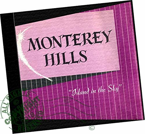 REPLICA ARCHITECTs CATALOGUE: Monterey Hills : Island in the Sky (Circa ... - $41.33