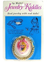 Vintage Mattel Liddle Kiddles Girl Jewelry Heart-Charm Gold Bracelet Mint MOC - £136.88 GBP