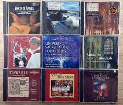 Classical Choir Chorale CD Lot of 9 Voices of Angels Vienna Brooklyn Mor... - £14.07 GBP