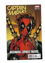 Captain Marvel 1 Deadpool Meme Variant 2014 Marvel  Comics - £3.69 GBP