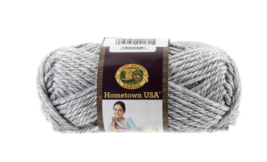 Lion Brand Hometown Yarn, Springfield Silver, 5 Oz. - £5.93 GBP