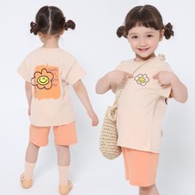 kids clothes/Children top and bottom 2 Piece set [Everyday is a happy day] - $17.50