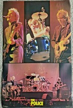 Vintage 1980&#39;s The Police Concert Poster 36&quot;x24&quot; Scorpio #1001 NOS - £10.15 GBP