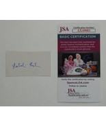 Natalie Portman Signed 1.5x3 Paper Cut Autographed JSA COA - £79.10 GBP