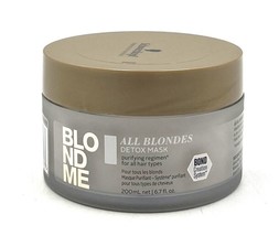 Schwarzkopf Blonde All Bondes Detox Mask Purifying Regimen 6.7 oz - £17.09 GBP