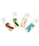 Candy Cane Fused Glass Christmas Ornaments - £14.15 GBP