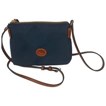 Dooney &amp; Bourke Nylon Crossbody Pouchette Shoulder Bag Navy Blue New - £44.59 GBP
