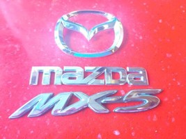 2006 - 2008 Mazda Miata MX-5 Chrome Rear Trunk Lid Emblem Badge Letter OEM #1 - £19.80 GBP