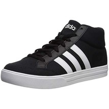 adidas Men&#39;s Vs Set Mid Sneaker Black/White/Black BB9890 - $35.30+
