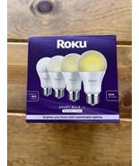 Roku Smart Home Smart Bulb SE  4-Pack 60 Watts A19 WHITE, 800 LUMENS - $24.75