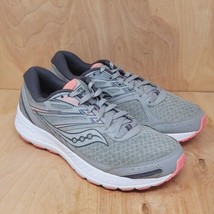 Saucony Womens Sneakers Sz 11 Cohesion 13 Gray Pink Running Shoes S10559-15 - $31.87