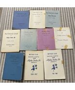 Alpha Delta Pi Mothers Club Booklets Houston Texas 1958-1968 - $38.39 CAD