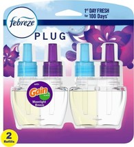 Febreze Odor-Fighting Fade Defy PLUG Air Freshener Refill, Gain Moonlight - £11.98 GBP