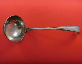 H.M. Netherlands .833 Silver Soup Ladle Beaded Design circa 1912 11 3/4&quot; Serving - £307.83 GBP