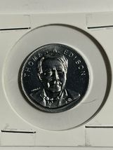 SHELL&#39;S Famous Facts &amp; Faces GAME (1969) - THOMAS A. EDISON (Coin) - $15.00