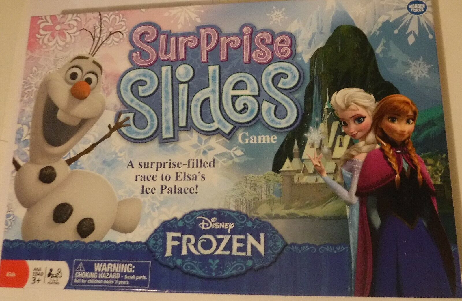 Primary image for Disney Frozen Surprise Slides Board Game Complete 2 to 4 players ages 3 and up
