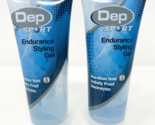 2 Pack Dep Sport Endurance Styling Hair Gel Maximum Hold 11 Travel Size 2oz - $19.99