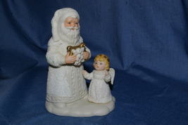 Homco Father Christmas and Angel 8875 Santa St Nicholas Home Interiors &amp; Gifts - £7.99 GBP