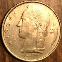 1964 Belgium 1 Franc Coin - £1.37 GBP