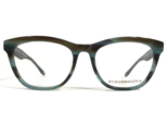 BCBGMAXAZRIA Occhiali da Sole Montature MARLOWE TEAL HORN Marrone Blu Ro... - $46.25