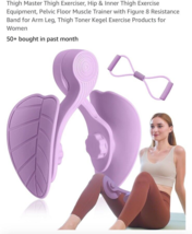 Thigh Master Thigh Exerciser, Hip &amp; Inner Thigh Exercise Equipment, Purple - $11.76