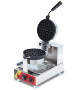 110V Non-stock Single Head Rotary Waffle Maker (Aluminum w/ PTFE coated ... - £132.13 GBP