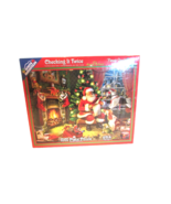 White Mountain 486 Checking It Twice Santa Claus 1000 Larger pcs New  LotP - $9.85