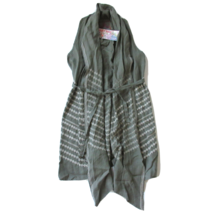 NWT JWLA Johnny Was LA Petra in Army Green Embroidered Belted Drape Line... - £55.66 GBP