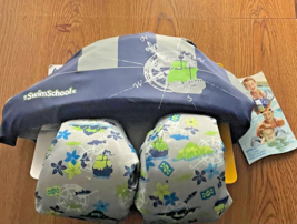 SwimSchool Aqua Tot Swimmer Blue Vest + Arm Floats - $9.90