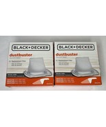 Genuine Black+Decker Dustbuster QuickClean Vacuum Filters (HLVBF10) Lot Of 2 - $180.06 MXN