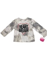 12M Toddler Long Sleeve Tie-Dye Valentine&#39;s Day T-shirt Heart Breaker - £5.56 GBP