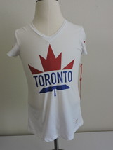 Hudsons Bay T-Shirt Toronto Olympics Shirt Maple Leaf Canadian Flag Girls 10-12 - £15.97 GBP