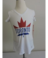 Hudsons Bay T-Shirt Toronto Olympics Shirt Maple Leaf Canadian Flag Girl... - £15.79 GBP