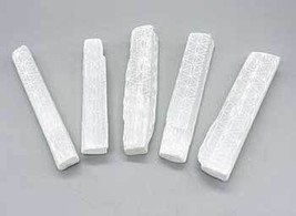 (set of 5) 4&quot; Selenite Flower of Life mioni sticks                      ... - $791.33 MXN