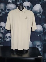 Callaway Golf Tan Cottonwood Creek Golf Course Polo Shirt Men&#39;s Size XL - £7.90 GBP