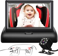Shynerk Baby Car Mirror, 4.3&#39;&#39; HD Night Vision Function Display - £70.78 GBP
